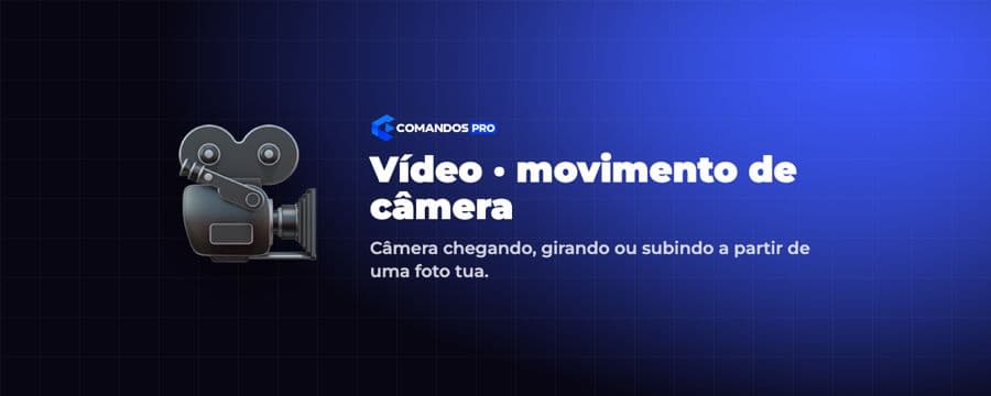 Vídeo: movimento de câmera